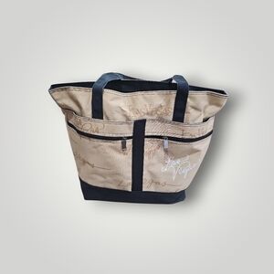 Las Vegas Tan and Black Tote Bag
